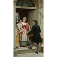 thumbnail image 3 of Edmund Blair Leighton 11x18 Black Modern Framed Museum Art Print Titled - Ribbons and Laces for Very Pretty Faces (1902), 3 of 5