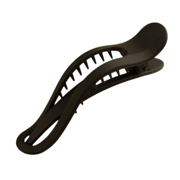 Pinzas planas para el cabello para mujeres y niñas. Pinzas planas de garra y pinzas para el cabello grueso. Pinzas de mandíbula. Accesorios para peinar el cabello. Una horquilla.