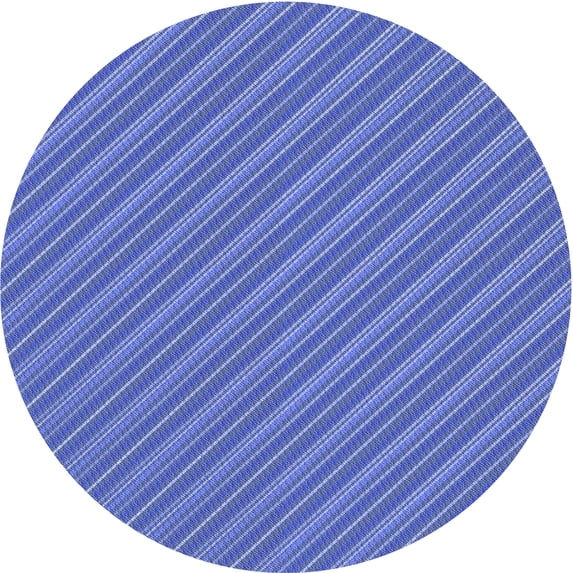 Ahgly Company Machine Washable Indoor Square Transitional Sky Blue Area Rugs, 3' Square