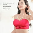 thumbnail image 2 of Jumpingount Sujetador de masaje de senos Realce natural para relajación femenina Aumento de senos Aumento de senos Ayudas para vestirse con gancho de botón rojo Versión enchufable, 2 of 6