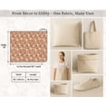 thumbnail image 7 of Soimoi Cotton Canvas Fabric By The Yard | Printed Fruits Design in Brown | 56 Inch Wide | Medium Weight, Durable Material for Upholstery, Bags, Curtains & Crafts, 7 of 7