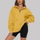 thumbnail image 1 of Puntoco Mujer Moda Casual Cremallera Sólida Turn-Down Collar Manga Larga Sudadera tops Blusa con Bolsillo Puntoco Puntoco-1663, 1 of 7