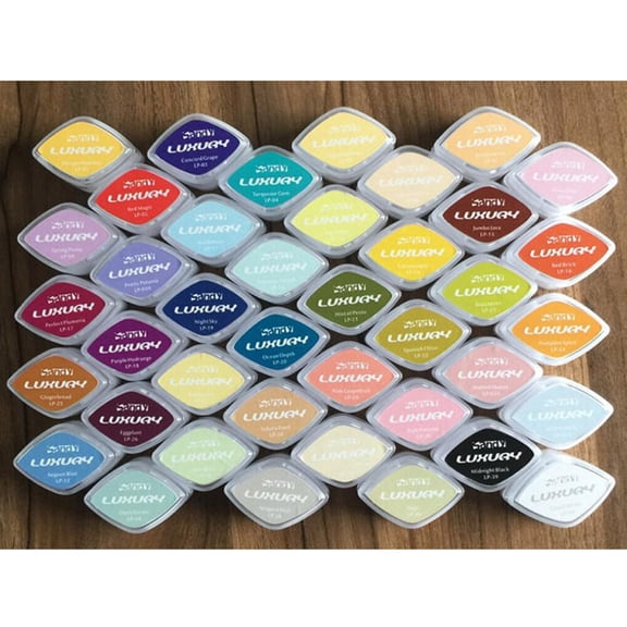 UPKOCH 1Pack Stamping Ink Pads For Scrapbooking Artists Multicolor