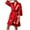 Red, variant on ZVNAΖH Men's Long Sleeve Satin Robe Dragon Print Lightweight Bathrobe Pajamas, Gifts for Men, Loungewear Set