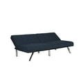 thumbnail image 4 of DHP Emily Convertible Futon, Navy Blue Linen, 4 of 9