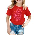 thumbnail image 4 of Bouquet Cute Printed Girls' Solid Color Casual Top, 4 of 4