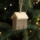 thumbnail image 4 of Adornos navideños, adornos navideños, regalos navideños, casa de Navidad de madera maciza, adorno colgante de árbol en miniatura, casa de madera, decoraciones colgantes decorativas, colgante de madera, 4 of 6
