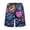 Cartoon Smiling Faces, variant on Men’s Sleep Shorts Relaxed Fit Lounge Pants with Pockets Mens Pajama Loungewear Home Wear Comfort Blue Stars with Fireworks Small