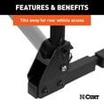 thumbnail image 5 of CURT 18030 Extendable Trailer Hitch Bike Rack Mount, Fits 1-1/4, 2-Inch Receiver, 2 or 4 Bicycles, 5 of 7
