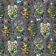 Nintendo-Zelda 43/44" Wide 100% Cotton D/R-Sword Powers, Pk 15, Nintendo