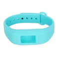 thumbnail image 2 of Correa de repuesto de silicona para reloj, pulsera ajustable para Garmin Vivofit3, color verde, 2 of 5
