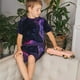 thumbnail image 4 of Balery Galactic Wolf Stare Conjunto de Pijama Infantil de Manga Corta con Estampado – Ropa de Dormir de Algodón Suave-4X-Large, 4 of 6