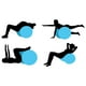 thumbnail image 5 of Pelota de ejercicio Pelota de cacahuete Terapia Roll Ball Antracita Pelota de fitness Pelota doble Yoga Pilates Bola de huevo Bola de huevo Bola de cacahuete Fokelyi LL-0976, 5 of 5