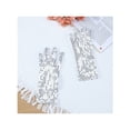 thumbnail image 5 of INSPIRE CHIC Women's Sequin Wrise Gloves Female Full Finger Sparkly Dance Sleeves for Female Party Banquet Costume Prom Dress White, 5 of 5