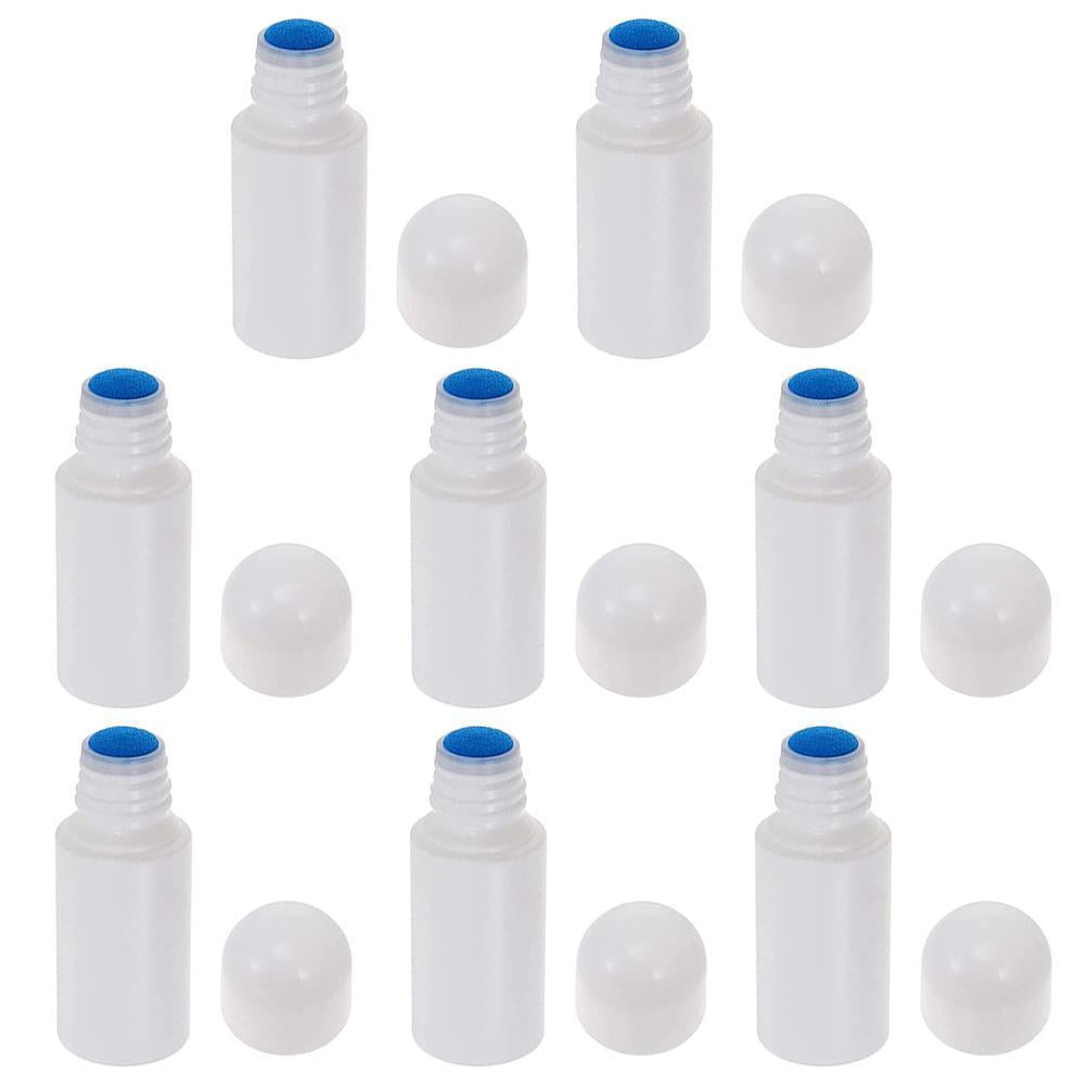 8 Pcs Sponge Top Plastic Bottle Sponge Applicator Bottle Liquid Container for Essential Oil