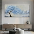 thumbnail image 7 of Golden/Green/Blue Tree of Life Paintings - Large Canvas Print Wall Art for Living Room, Bedroom, Office Decorations, Landscape Artworks with Framed, 40"X20", 7 of 7
