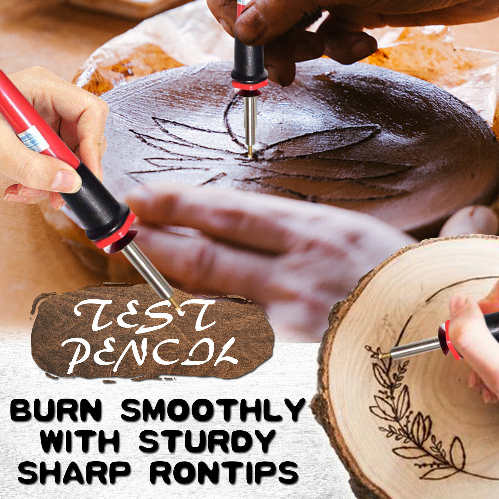 工芸品 ピック Amazon.com : SUIUBUY Wood Burning Pen, 2 PCS Scorch Pens Kit