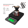 thumbnail image 3 of Báscula de café por goteo de 5 kg/0,1 g con báscula de cocina electrónica digital portátil Báscula electrónica LCD Carga USB, 3 of 5