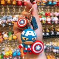 thumbnail image 1 of LLavero de Disney de Marvel, llaveros de superhéroe, Spider Man, Iron Man, Hulk, Thor, Capitán América, juguetes colgantes de mochila para pareja Fivean unisex, 1 of 2