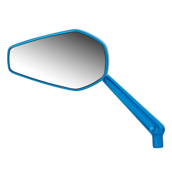 Arlen Ness Mini Stocker Forged Blue Left Mirror (13-150)