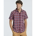 thumbnail image 2 of Real Essentials 3 Pack: Men's Regular-Fit Short Sleeve Woven Button Down Shirt with Pocket (Available in Big & Tall), 2 of 7