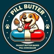 Pill Butter: Pill Wrap for All Dogs (Human Grade Ingredients) Moldable Non-Sticky Paste of Real Peanut Butter (60 Servings)