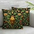 SHERONV William Morris Blackthorn Pattern Throw Pillow Covers Soft