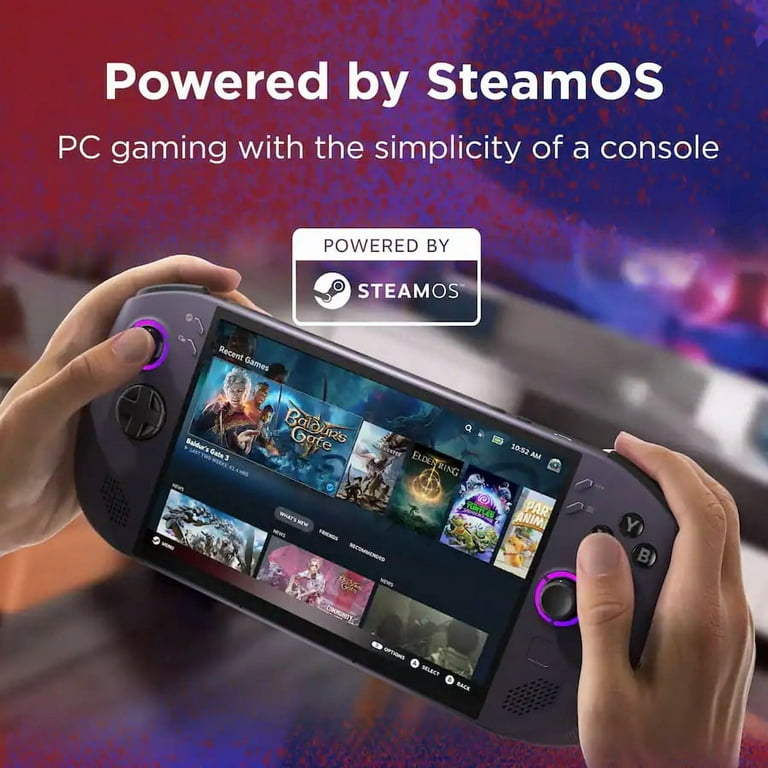 Lenovo Legion Go S Gaming Handheld Consoles, Steam OS, 120Hz 8