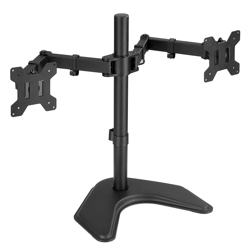 GHP 13"27" 360° Swivel Adjustable Arm 2Screen Dual LCD Monitor Mount