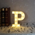 thumbnail image 3 of light up letter led alphabet plasticparty sign wedding festival stand decoration (p), 3 of 5