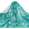 thumbnail image 6 of 2Yards Floral Embroidery Lace Trim 51inch Flower Mesh Embroidered Lace Tulle Fabric, 6 of 9