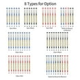thumbnail image 4 of Yeacher Gel Pen 0.35mm Pen Lead Black/Blue/Red Ink Writing Pens Gel Ink Pens Comfort Grip, 4 of 8