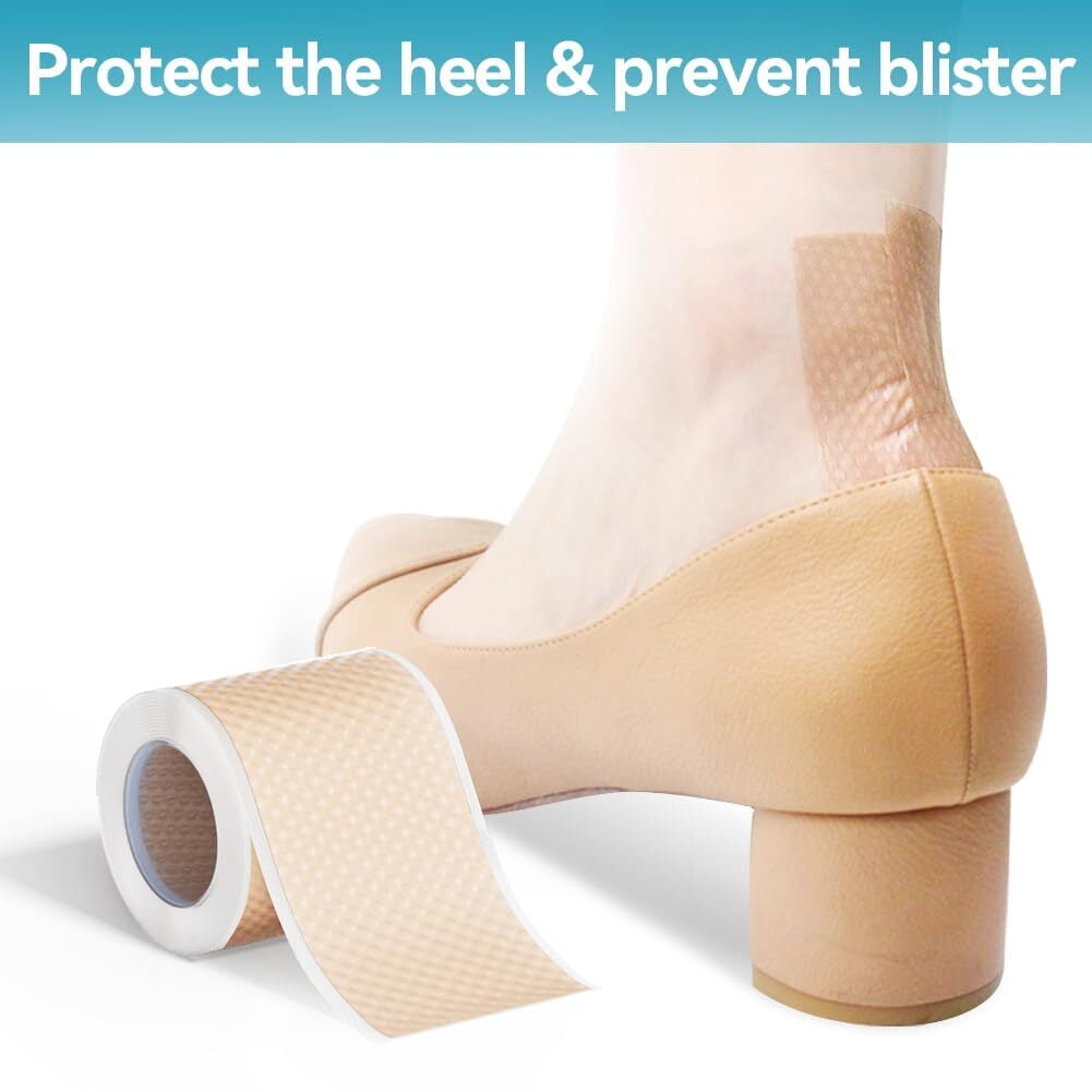 Dimora Silicone Tape 3 Rolls - Hypoallergenic Medical Tape for Sensitive Skin, Pain-Free Removal First Aid Tapes with Easy Tear Precut, Waterproof Surgical Tape, 1.6 in x 177 in