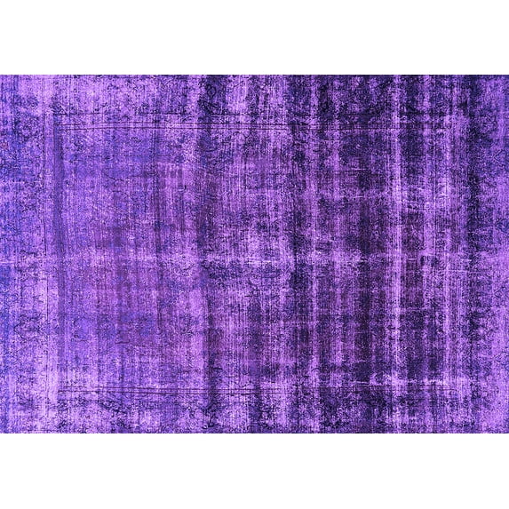 Ahgly Company Indoor Rectangle Persian Purple Bohemian Area Rugs, 2' x 4'