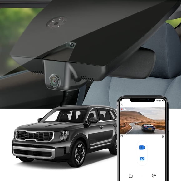Cámara de salpicadero FITCAMX 4K UHD 2160P para Kia Telluride 2020-2022