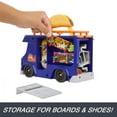 thumbnail image 6 of Hot Wheels Skate Taco Truck with 1 Exclusive Fingerboard & Pair of Skate Shoes, 19.61 in, 6 of 7