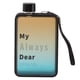 thumbnail image 1 of 380ml Flat Water Bottle A5 Slim Water Bottle for Outdoor Sports Camping Hiking Mountaineering Gym Fitness Gradient Black, 1 of 5