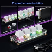 4 Programmable Macropad for Office Efficiency Wide Compatibility Portable
