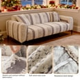thumbnail image 3 of Eurhowing 1/2/3/4 Seater Sofa Cover, Fuzzy Plush Stretch Couch Slipcover, Non-Slip Shaggy Fleece Furniture Saver Protector for Living Room, Gray, 3 of 8