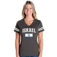 thumbnail image 1 of Womens Israel Football V-Neck T-Shirt, 1 of 5