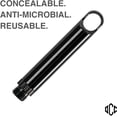 thumbnail image 4 of TiPick Titanium Toothpick Holder - Portable Metal Travel Toothpick - Reusable EDC Micro Toothpick - Compact & Convenient - Carry On-the-Go - Titanium Construction, Black, 4 of 4