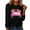 Black, variant on CLOISE Breast Cancer Shirts Women Long Sleeve Crewneck Shirts Ribbon Oversized Breast Cancer Fight Tops Cute Comfy Tshirts Cancer Survivor Gifts Outfits Army Green XL