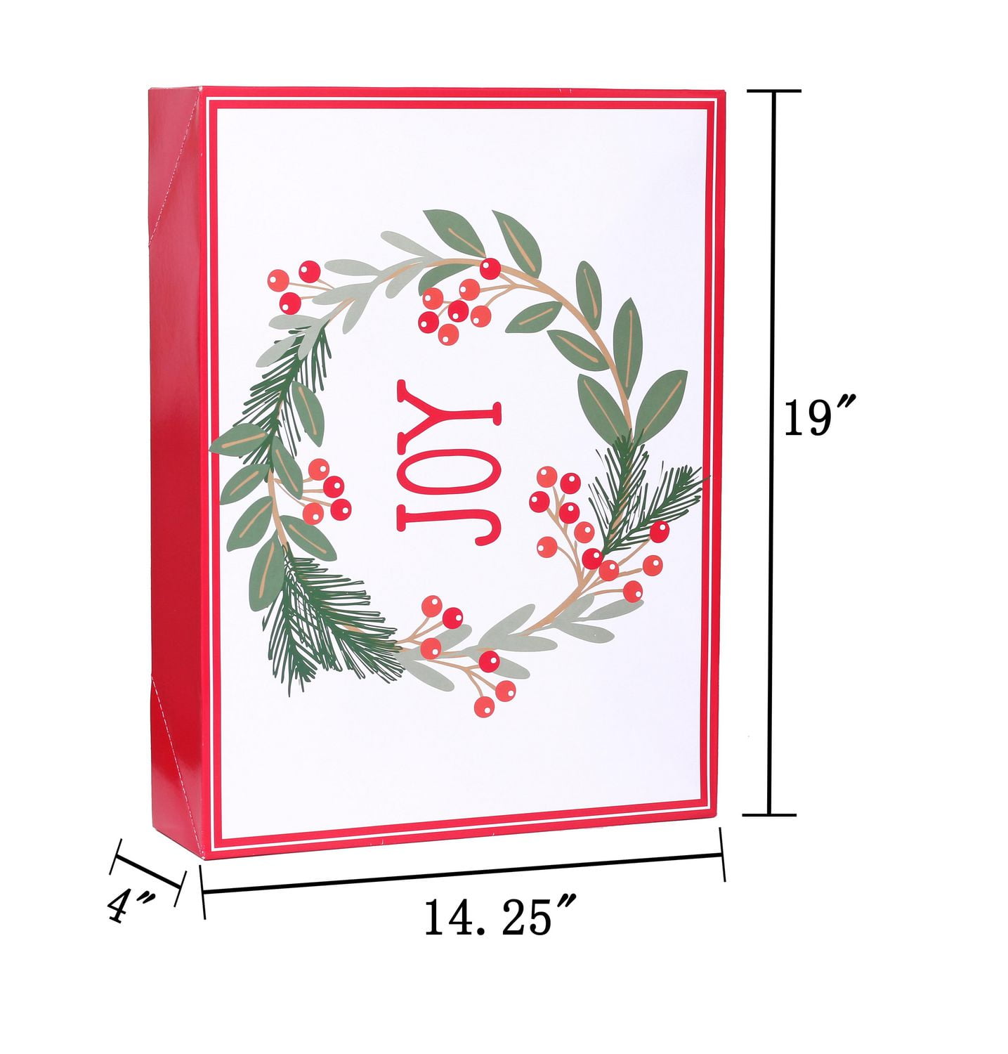 Joyful Wreath & Plaid Holiday Gift Box Set