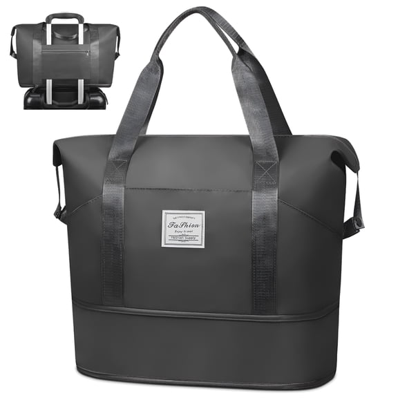 GASTROPOD 2026 New Expandable Travel Duffle Bag,Weekender Bag Carry on Overnight Bag with Wet Pocket for Women Men,35L Foldable Personal Item Bag Sports Tote Gym Bag Hospital Mom Tote Bag for Labor