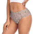 thumbnail image 2 of Fotbe Rose Gold Marble Texture Calzones Estampados para Mujer – Ropa Interior de Algodón, Cómoda, Suave y Elástica-3X-Large, 2 of 6