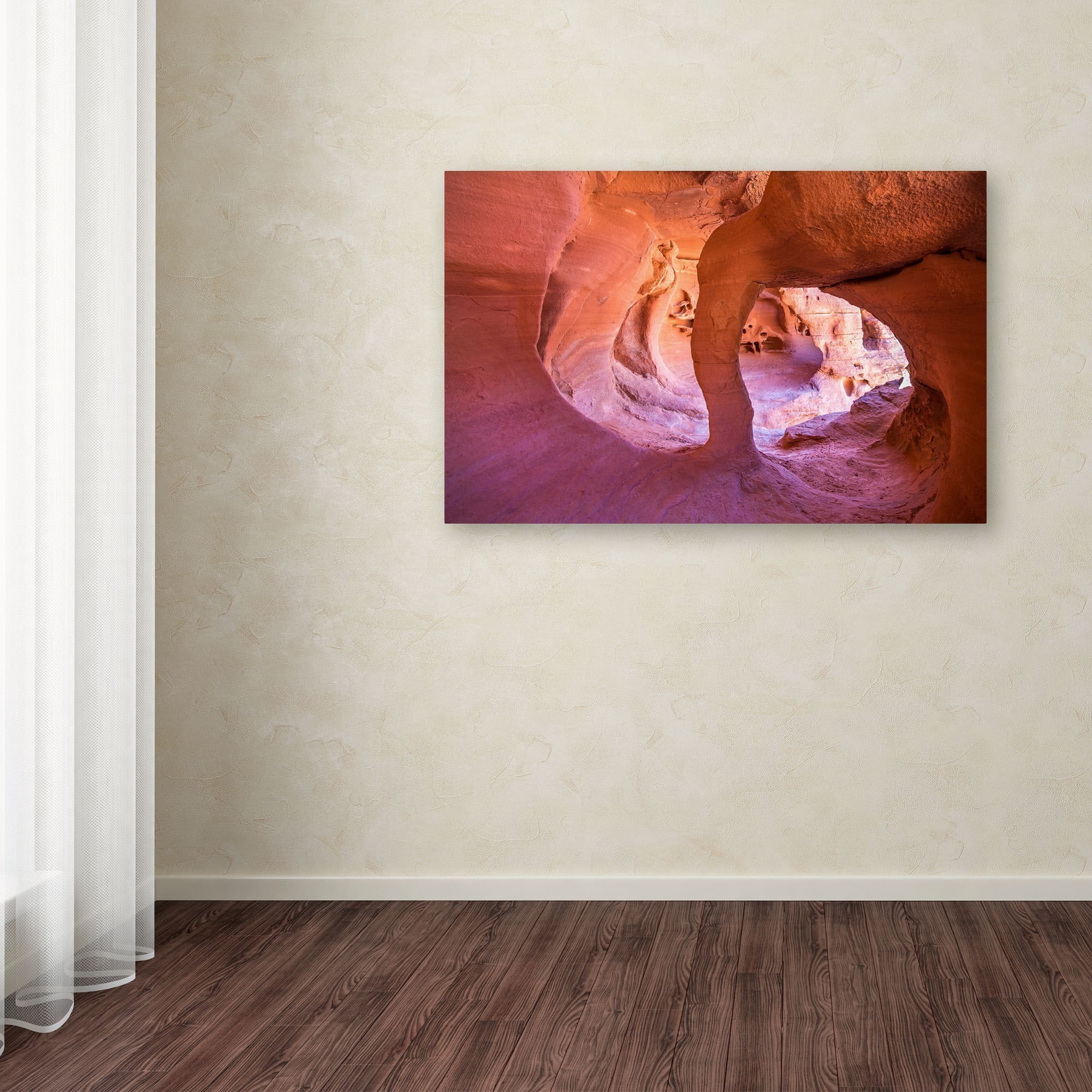 Trademark Fine Art "Windstone Arch" Canvas Art by Pierre Leclerc