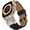 Titanium Adapter - Black, variant on Leather Band for Apple Watch Ultra 2 Band Ultra Band 49mm for Men Apple Watch Band 45mm 44mm 42mm Series 9 8 7 SE 6 5 4 3, Rugged Leather Strap iWatch Sport Bands Metal Connector