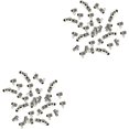 thumbnail image 1 of HUGFEGWE 80 Pcs Gold Locket Beadwork Metal CJB91-67374, 1 of 9