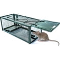thumbnail image 1 of Jaula trampa para ratas, trampa para ratones grande utilizada para atrapar ratas, ardillas, topos y otros roedores de interior y exterior, 1 of 5