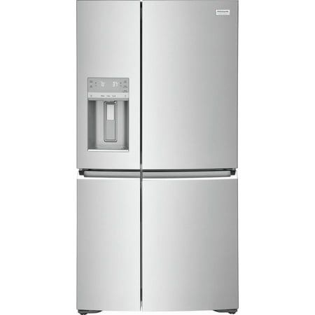 Frigidaire - Gallery 36 in. Wide 21.3 Cu. Ft. Counter-Depth 4-Door Refrigerator - Smudge Proof Stainless Steel